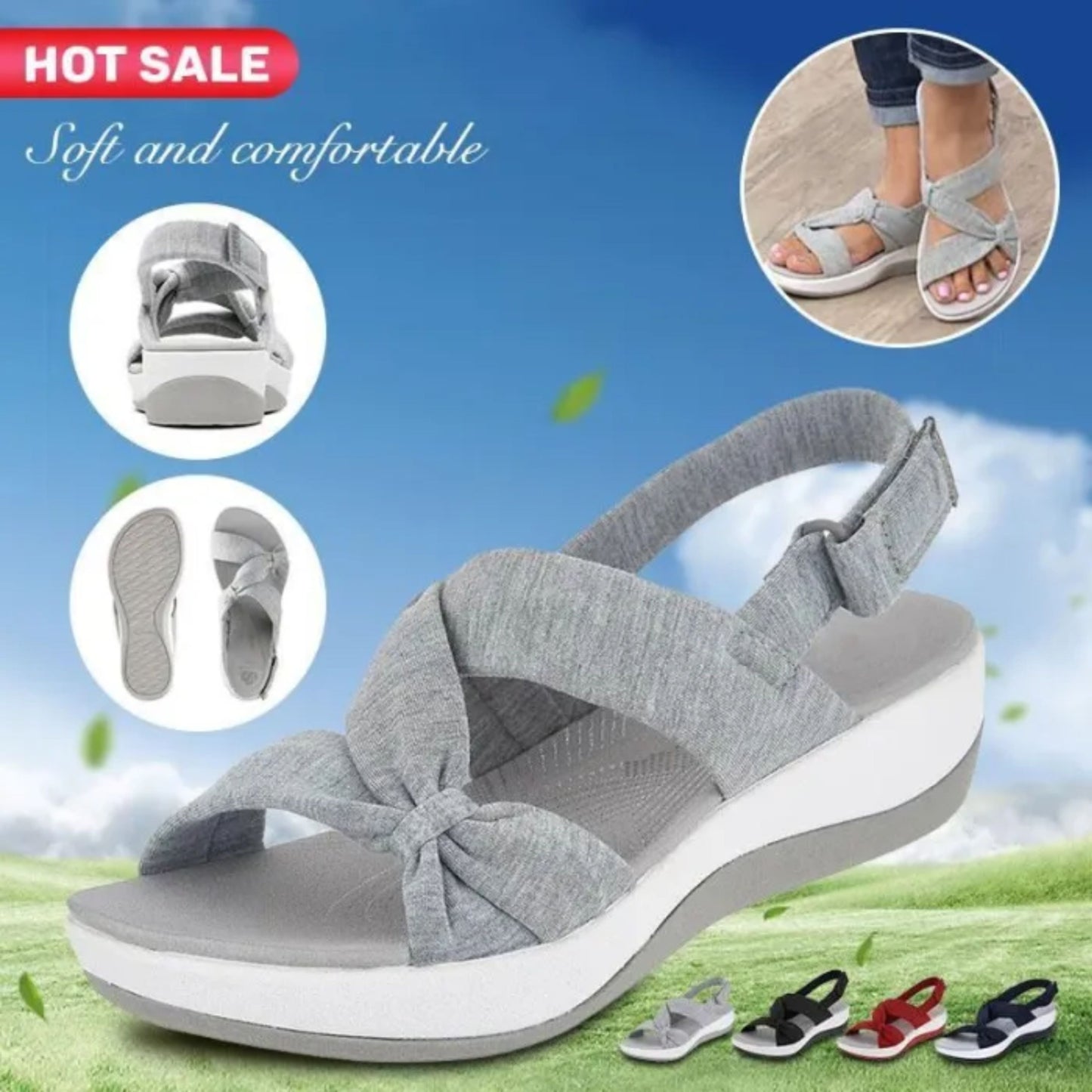 Step into Comfort and Style with Women's Orthopedic Sandals"